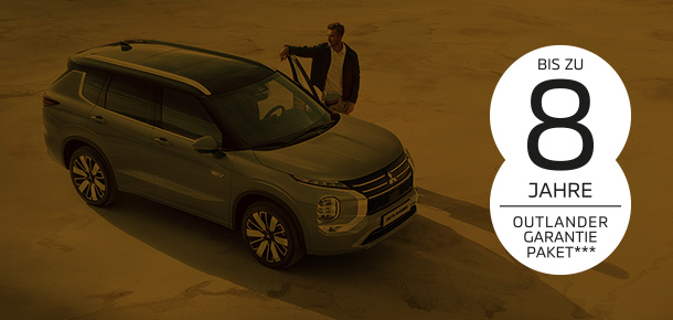 Der neue Outlander mit bis zu 8 Jahren Garantiepaket